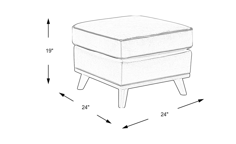 Dimension Image. Please refer to the Dimension Tab on this page for dimension details.
