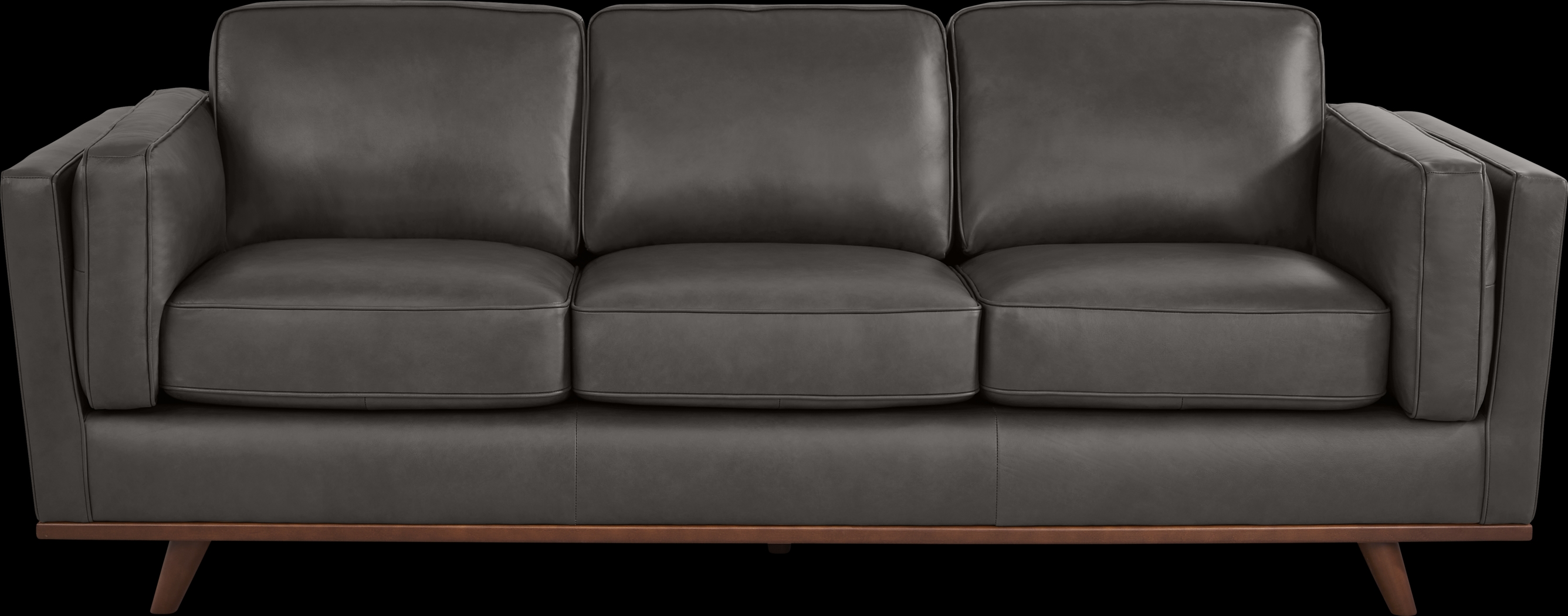 Duluth Gray Leather 7 Pc Living Room - Thumbnail - Image 2