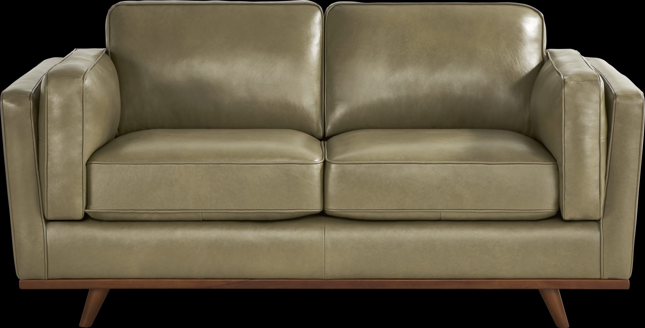 Duluth Olive Leather 2 Pc Living Room - Thumbnail - Image 4