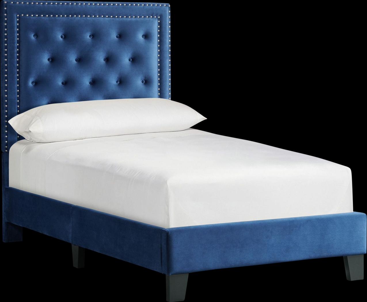 Dulverton Navy Twin Bed - Thumbnail - Image 1