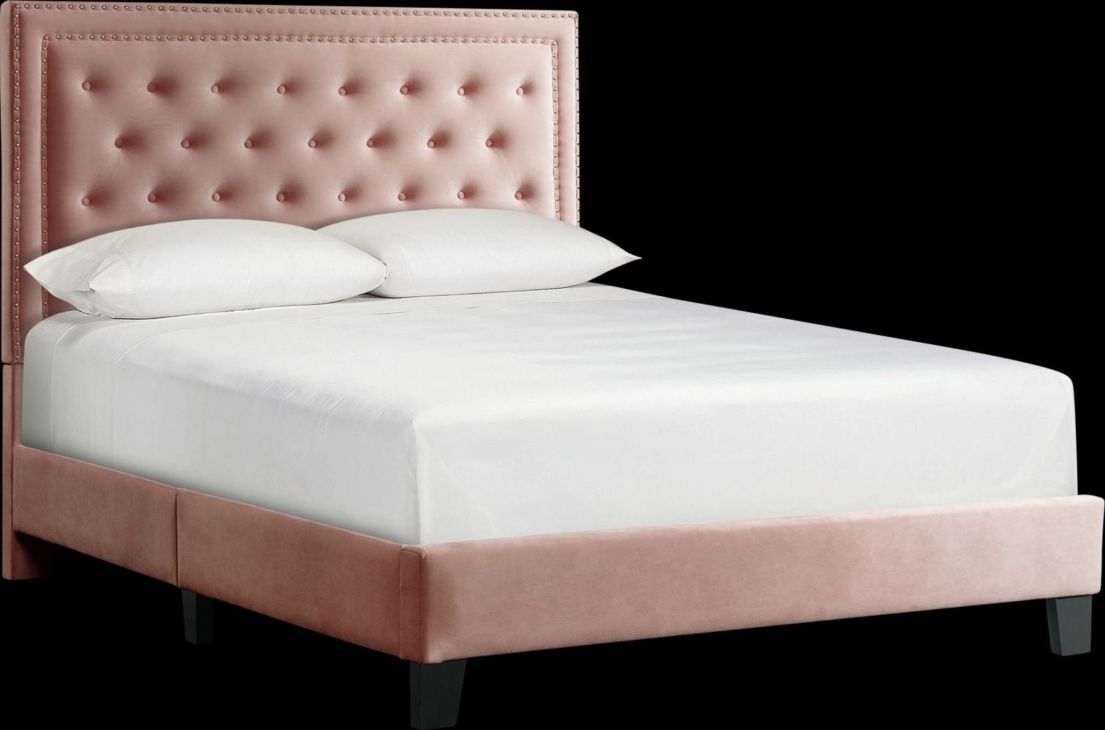 Dulverton Pink Queen Bed - Thumbnail - Image 1