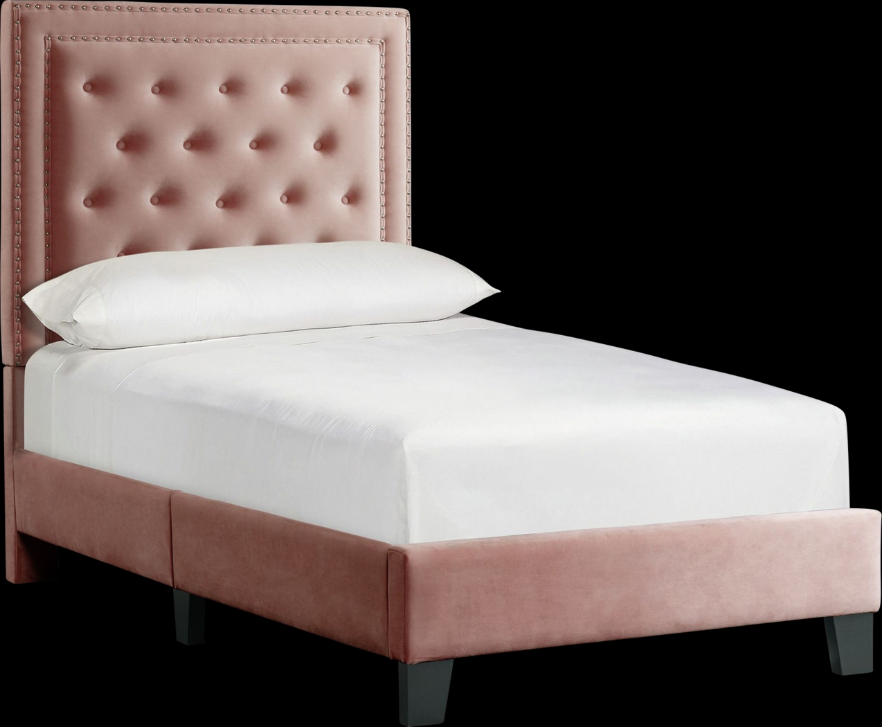Dulverton Pink Twin Bed - Thumbnail - Image 1