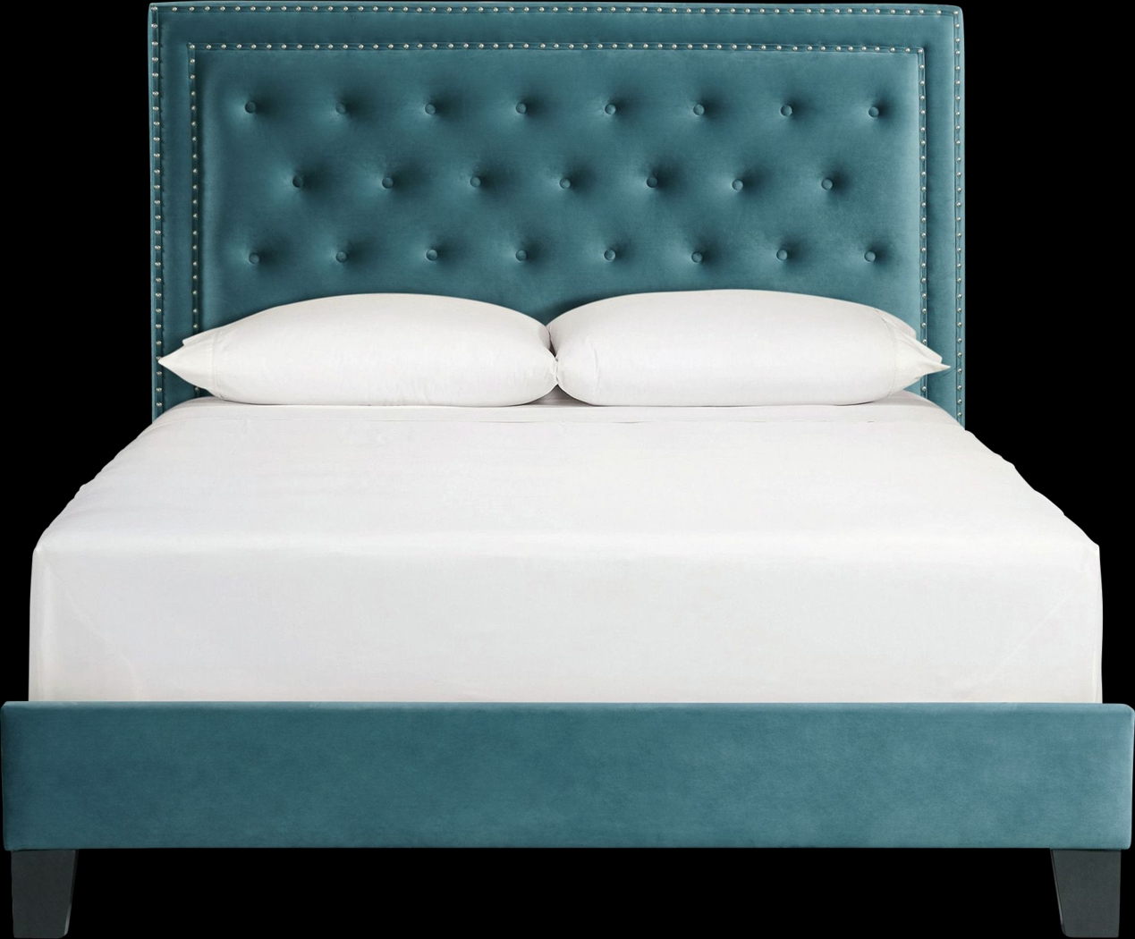 Dulverton Teal Queen Bed - Thumbnail - Image 2