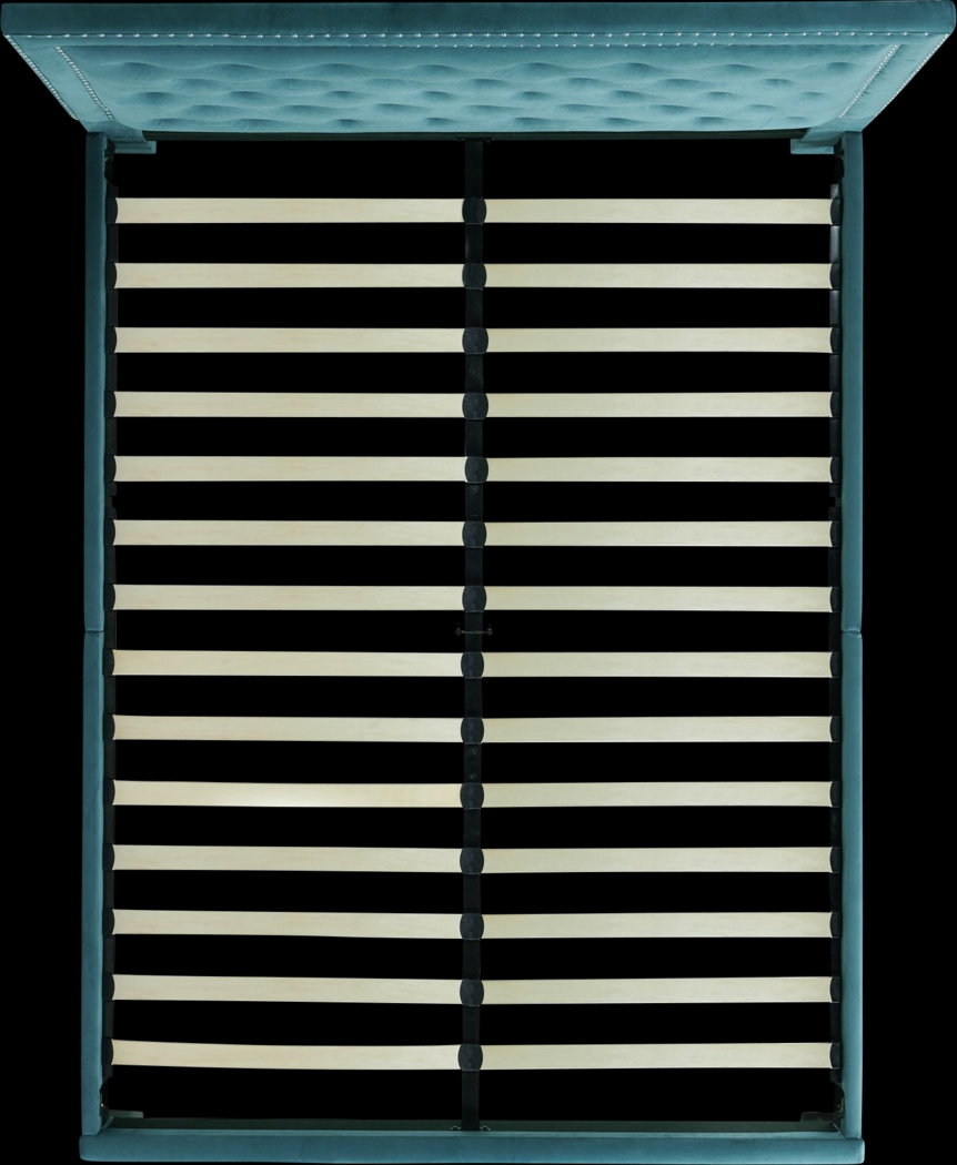 Dulverton Teal Queen Bed - Thumbnail - Image 4