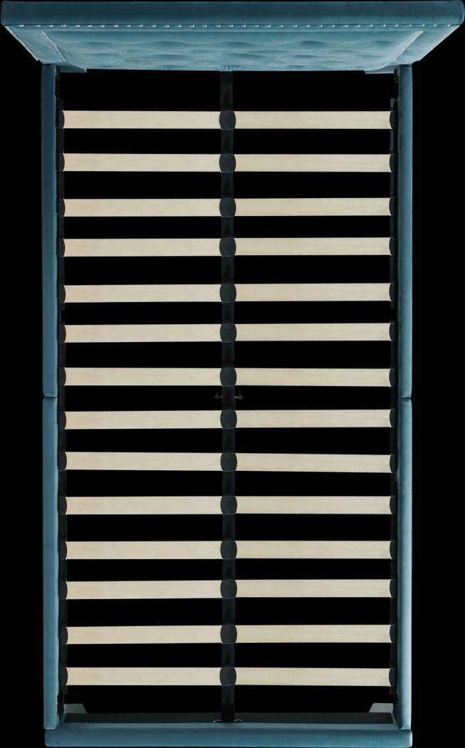 Dulverton Teal Twin Bed - Thumbnail - Image 3