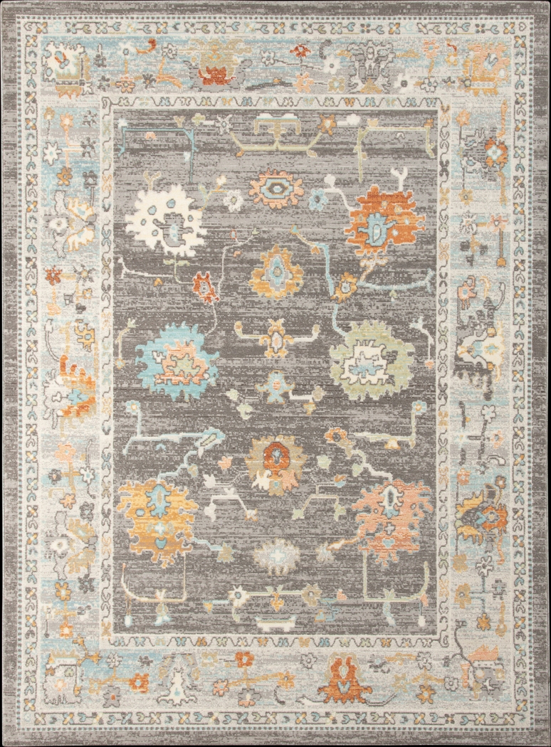 Dumenza Brown 7'9 x 9'9 Rug - Thumbnail - Image 1