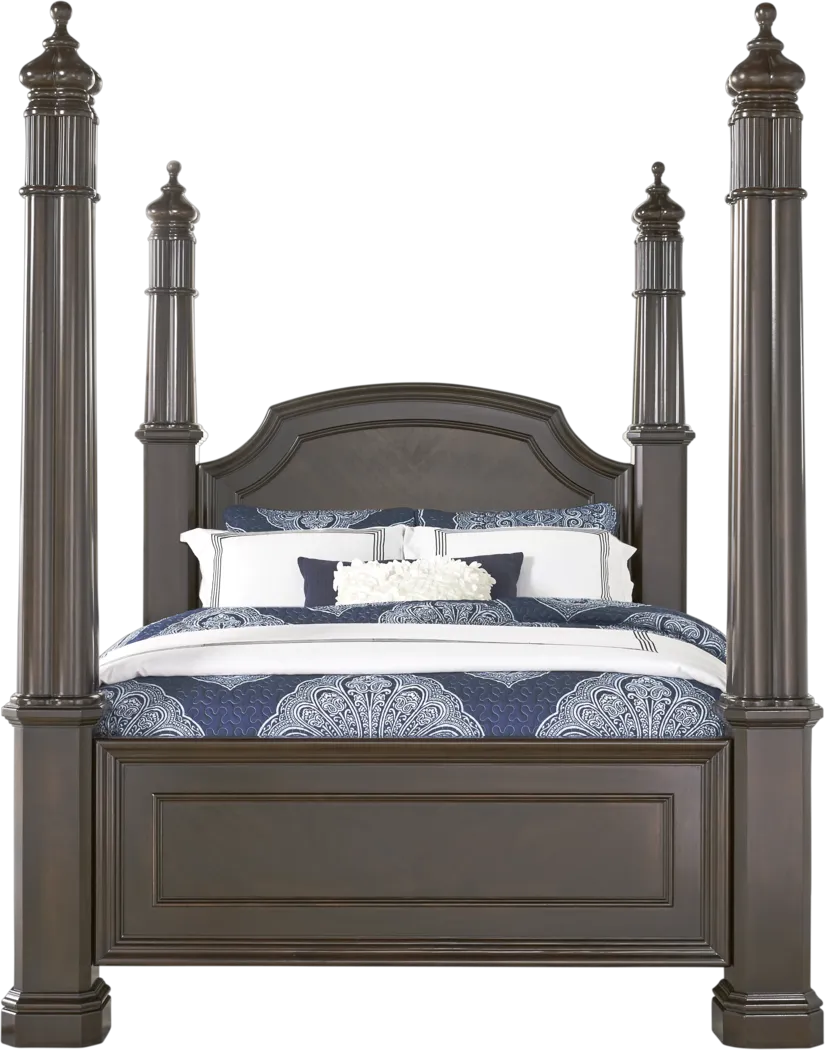 Dumont 3 Pc King High Poster Bed - Thumbnail - Image 1
