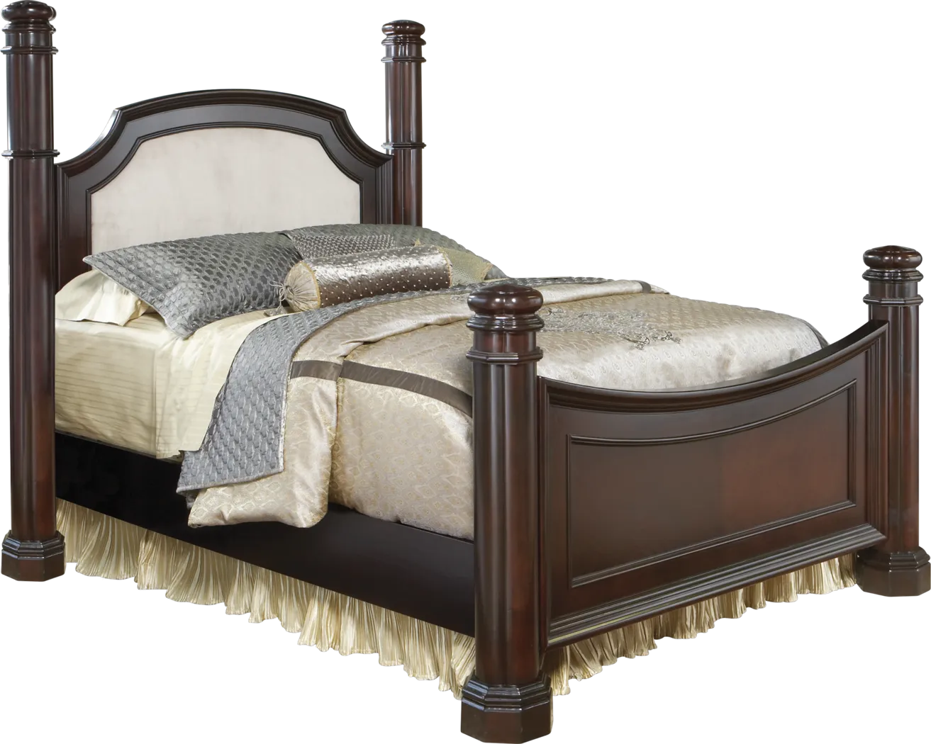 Dumont Low Poster 3 Pc Queen Bed - Thumbnail - Image 2