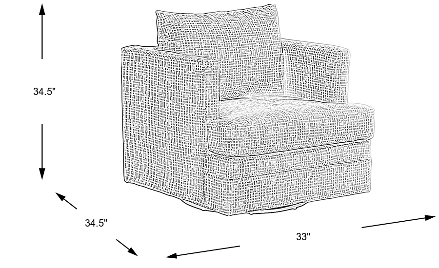 Dimension Image. Please refer to the Dimension Tab on this page for dimension details.