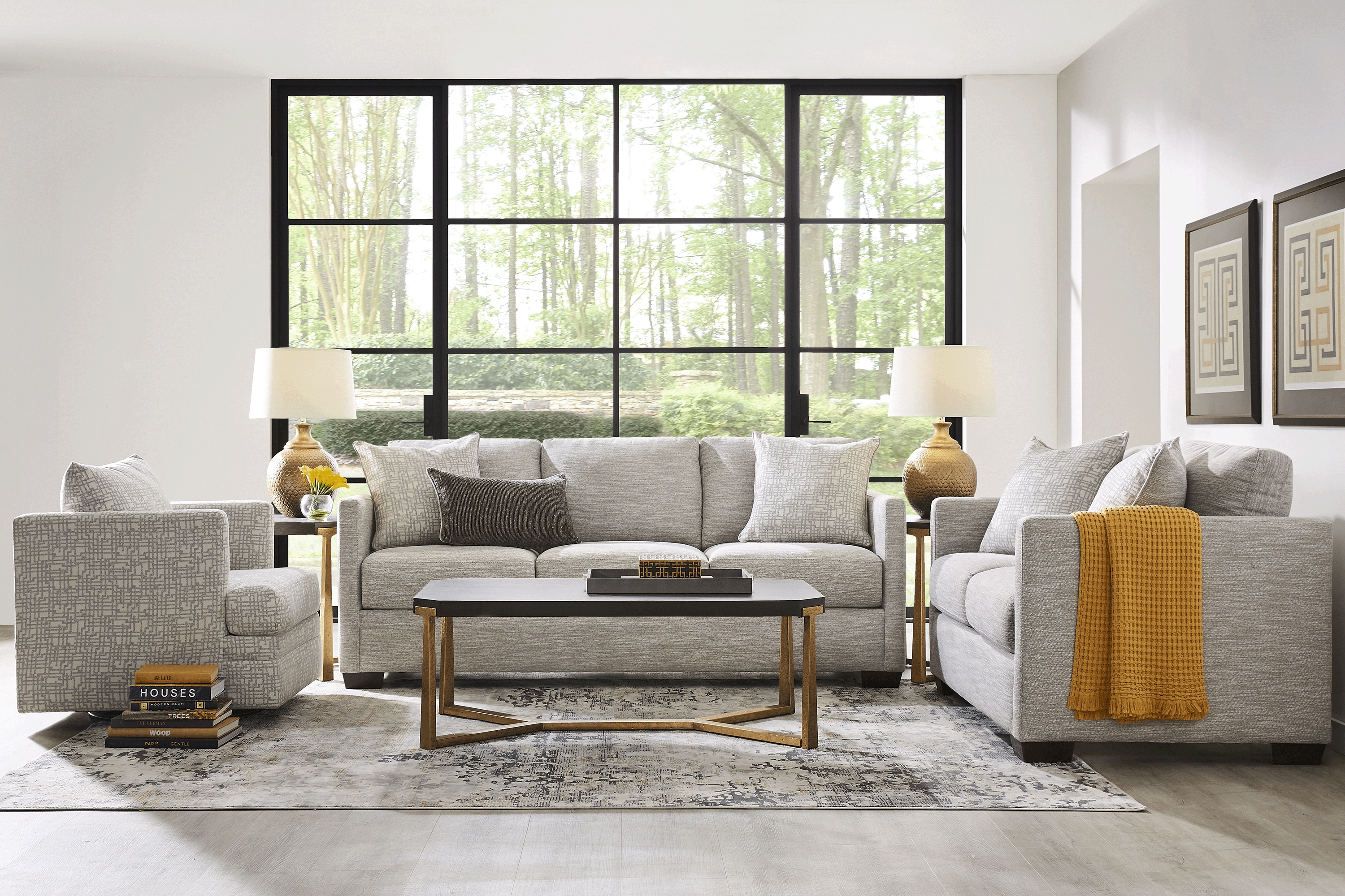 Dumont Place Light Gray 2 Pc Living Room - Thumbnail - Image 1