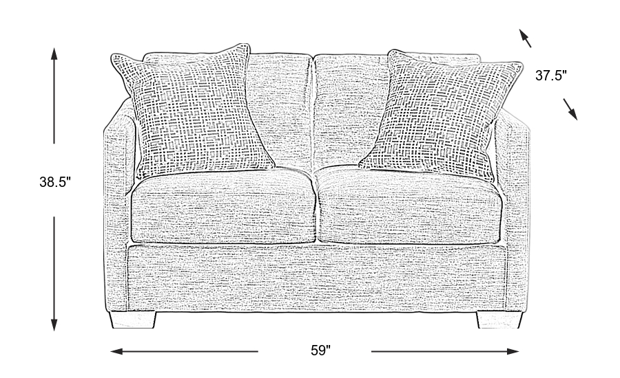 Dimension Image. Please refer to the Dimension Tab on this page for dimension details.
