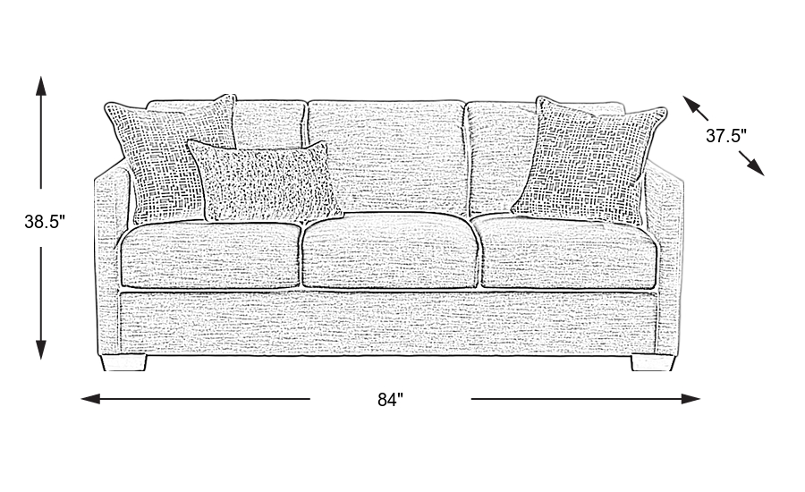 Dimension Image. Please refer to the Dimension Tab on this page for dimension details.