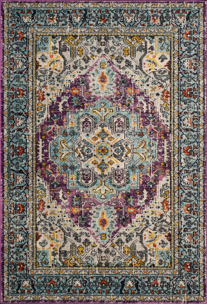 Dunaway Violet 5'1 x 7'7 Rug - Thumbnail - Image 1