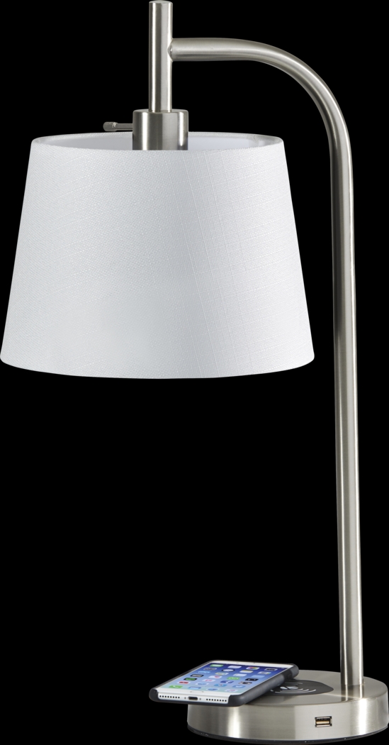 Dunedin White Table Lamp - Thumbnail - Image 2