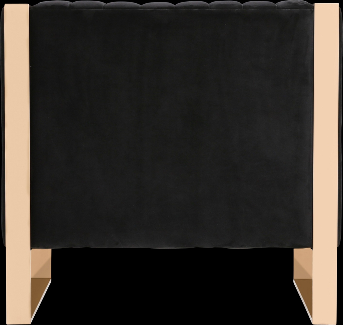 Dunellen Black Accent Chair - Thumbnail - Image 4