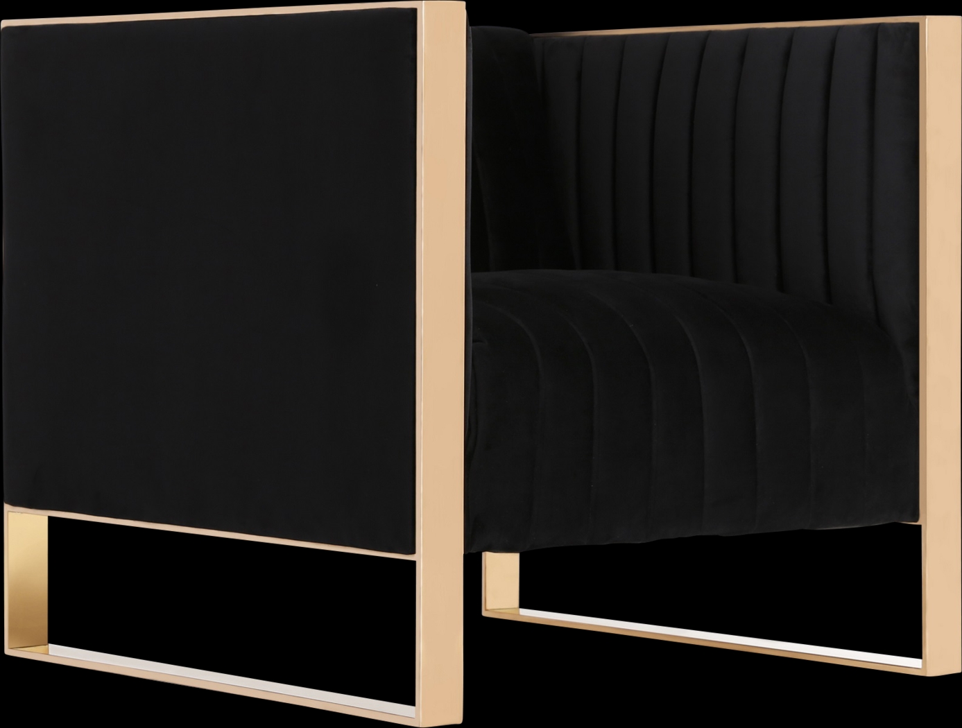 Dunellen Black Accent Chair - Thumbnail - Image 1