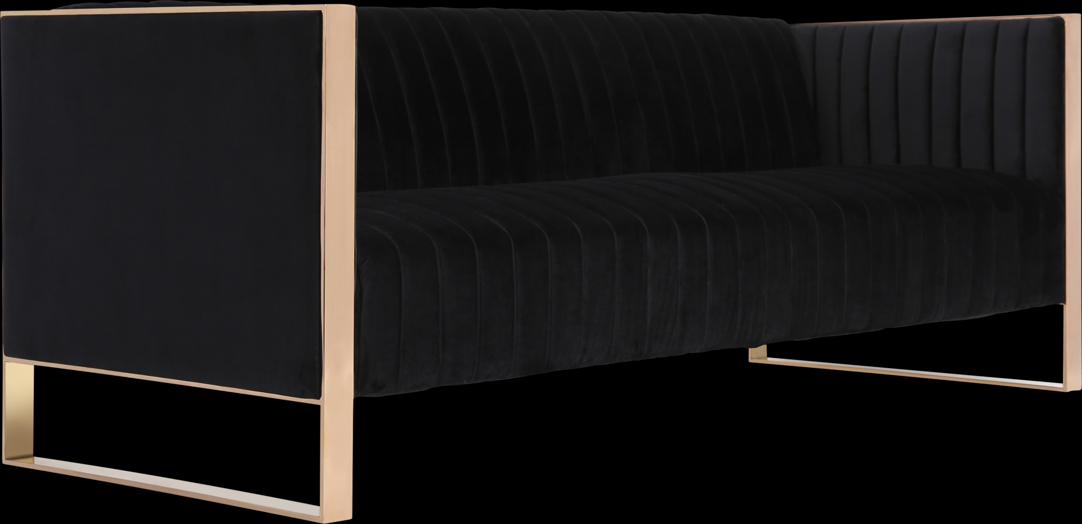 Dunellen Black Sofa - Thumbnail - Image 3