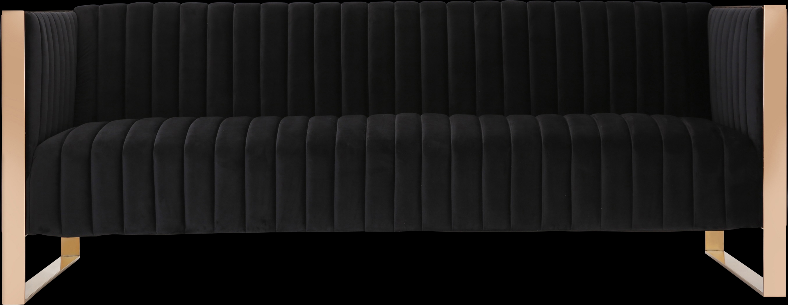 Dunellen Black Sofa - Thumbnail - Image 1