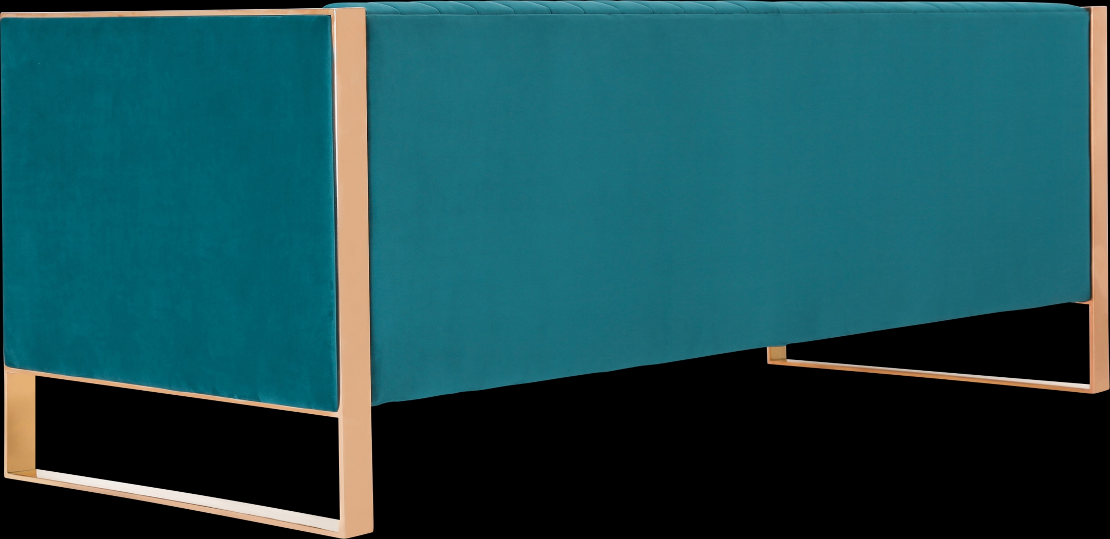 Dunellen Blue Sofa - Thumbnail - Image 5