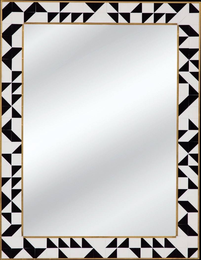 Dungarrie Black and Cream Mirror - Thumbnail - Image 1