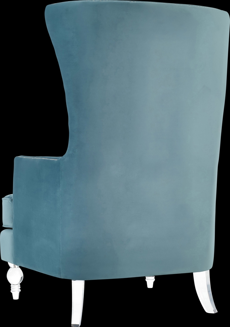 Dunglow I Blue Accent Chair - Thumbnail - Image 3