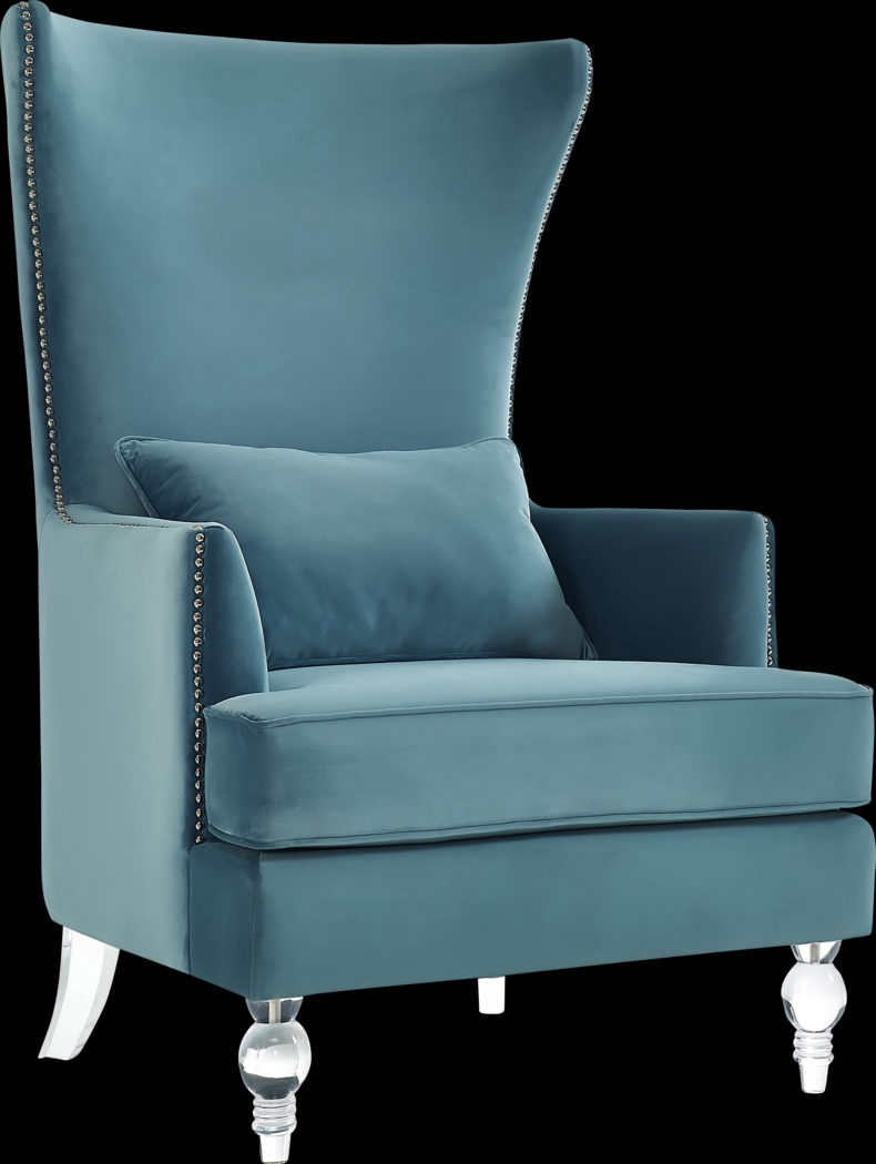 Dunglow I Blue Accent Chair - Thumbnail - Image 1
