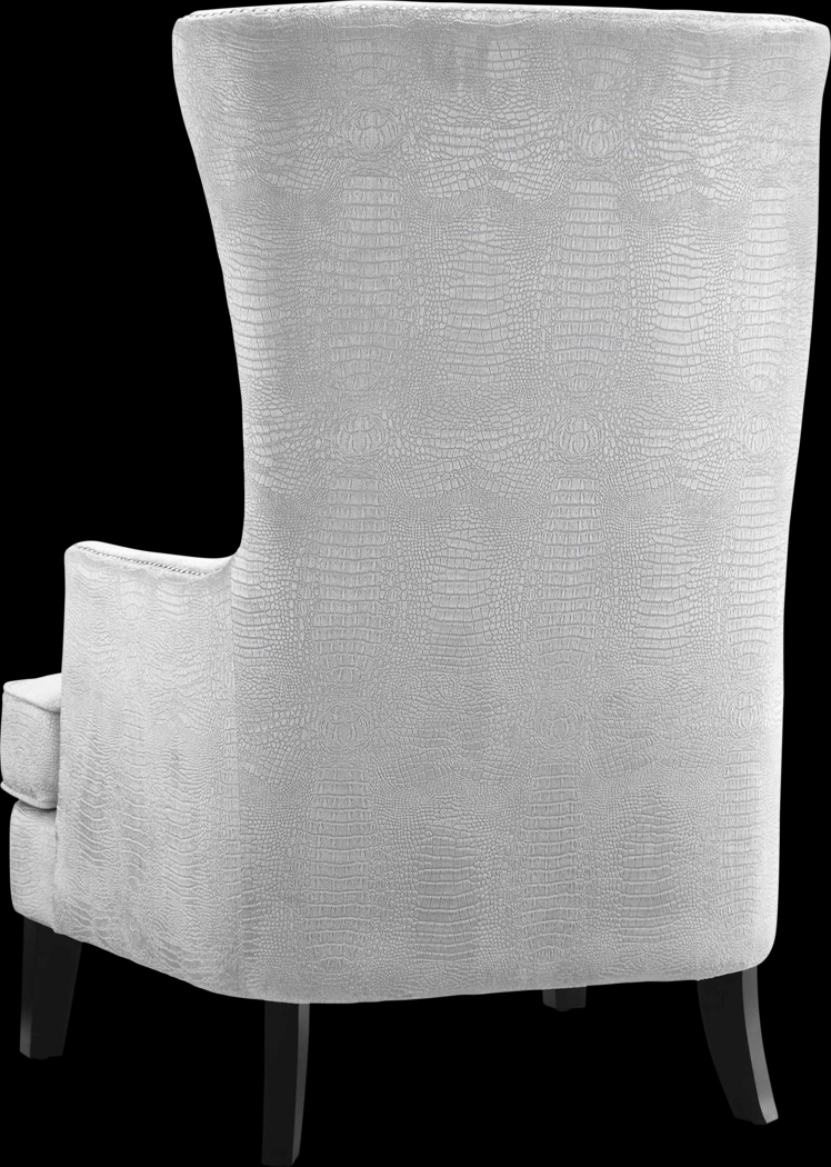 Dunglow II Silver Accent Chair - Thumbnail - Image 3