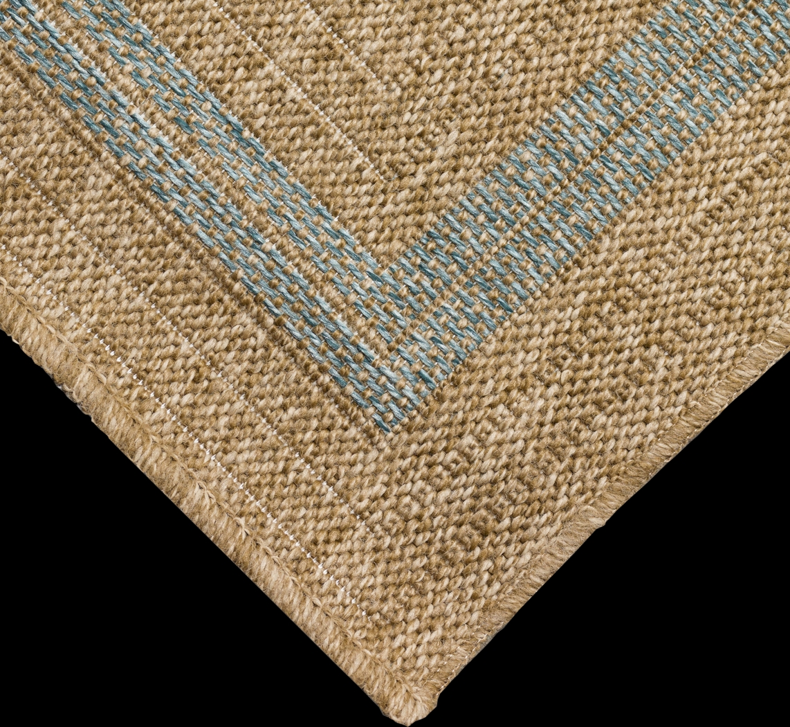 Dunhead Blue 5'3 x 7'3 Indoor/Outdoor Rug - Thumbnail - Image 5