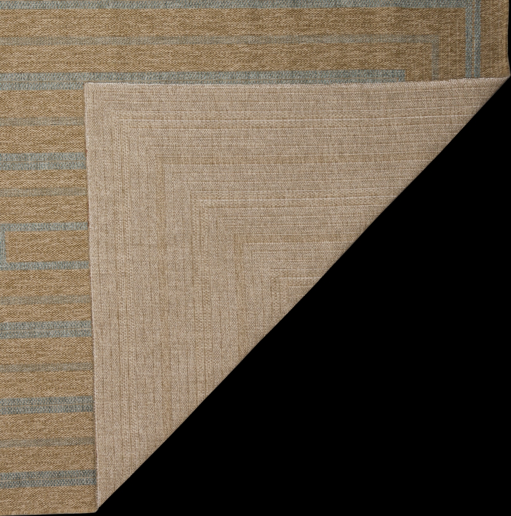 Dunhead Blue 6'8 x 9'4 Indoor/Outdoor Rug - Thumbnail - Image 6