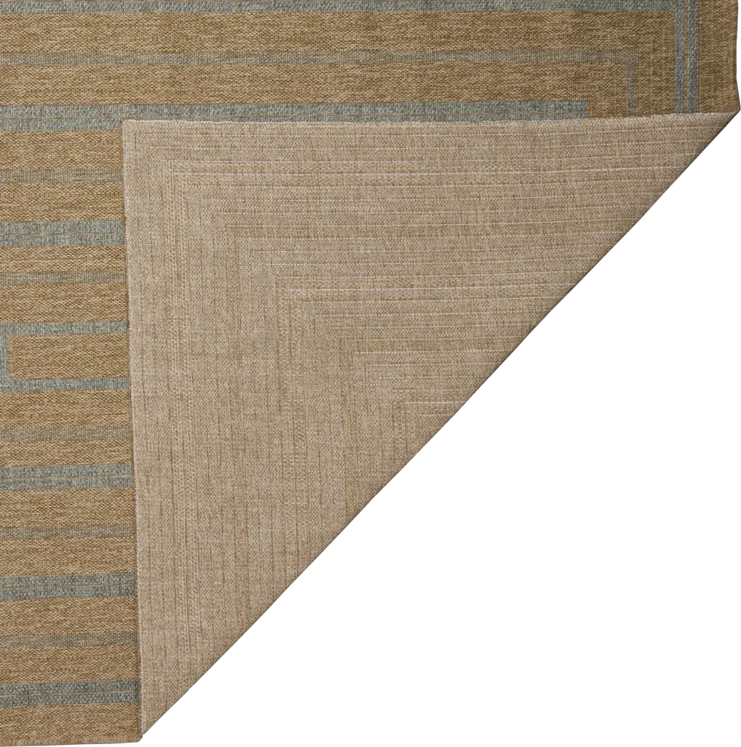 Dunhead Blue 7'10Sqaure Indoor/Outdoor Rug - Thumbnail - Image 5