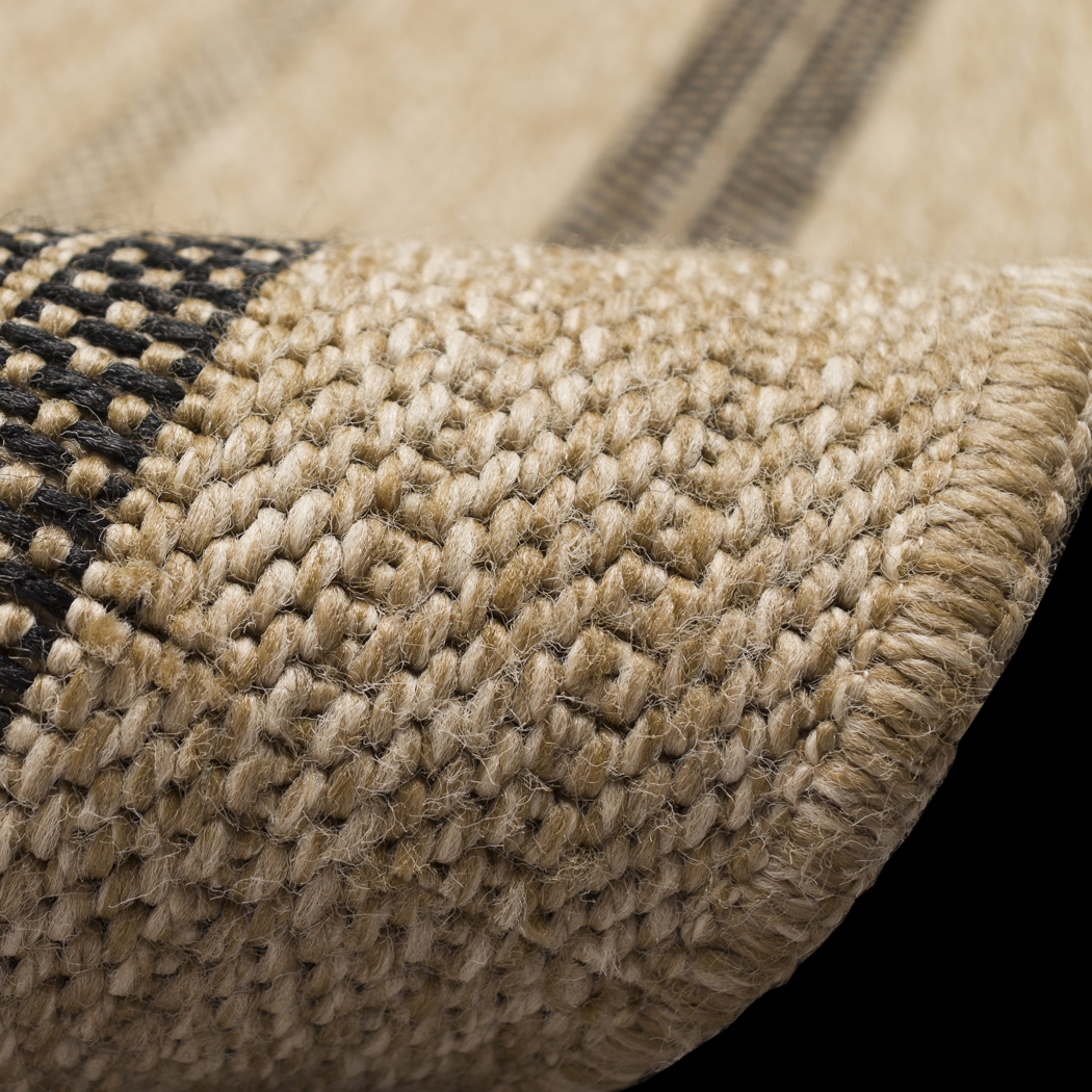 Dunhead Natural 6'8 x 9'4 Indoor/Outdoor Rug - Thumbnail - Image 3