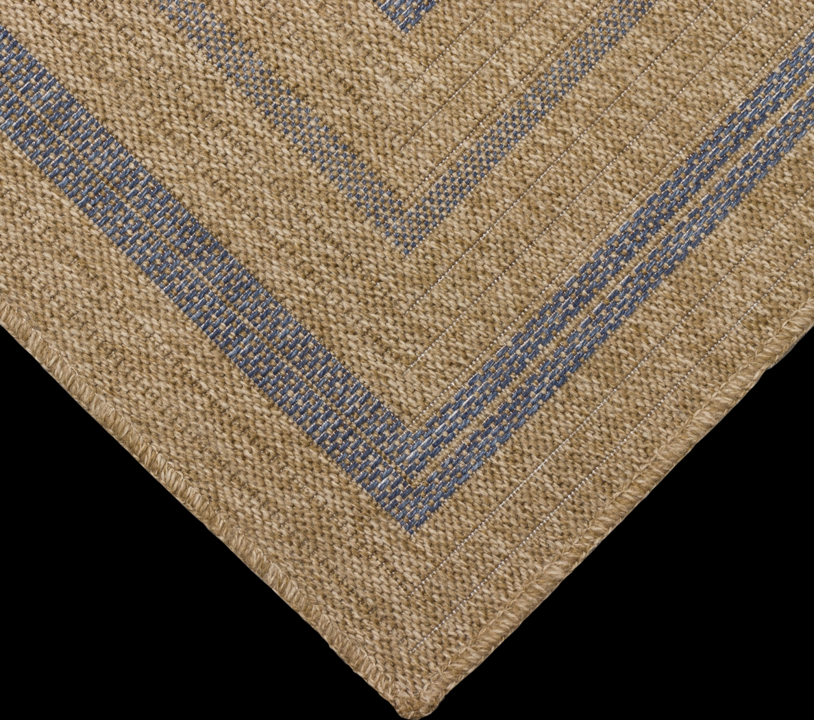 Dunhead Navy 7'10 x 9'10 Indoor/Outdoor Rug - Thumbnail - Image 5
