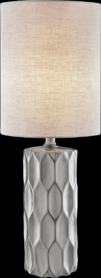 Dunlap Court Silver Lamp - Thumbnail - Image 1