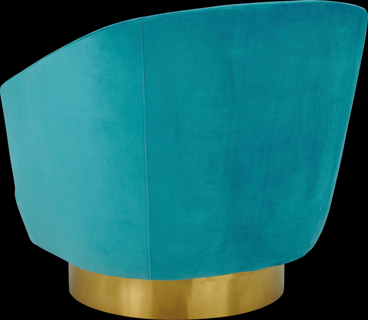 Dunlawn Blue Swivel Accent Chair - Thumbnail - Image 6