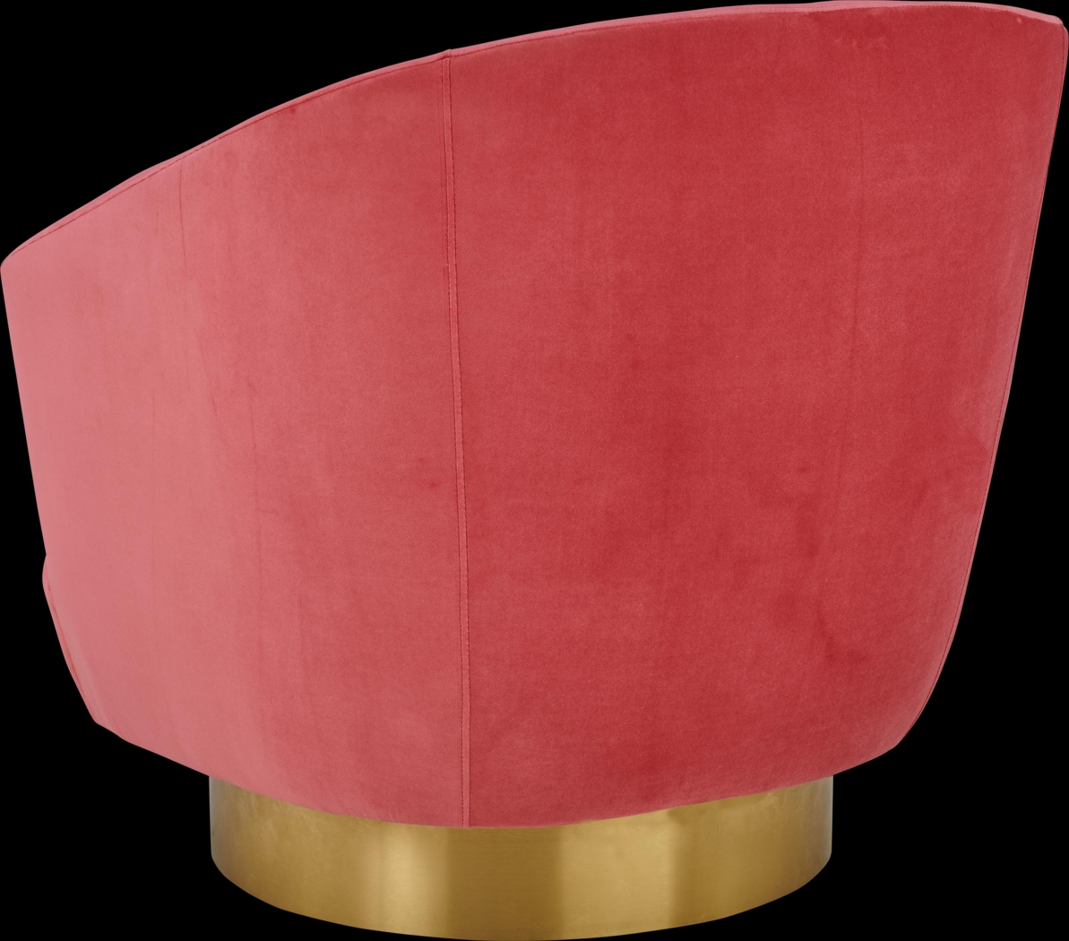 Dunlawn Pink Swivel Accent Chair - Thumbnail - Image 4