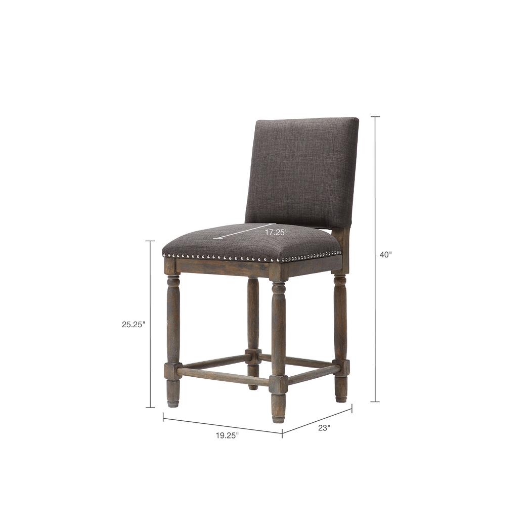 Dunleigh Gray Counter Height Stool - Thumbnail - Image 5