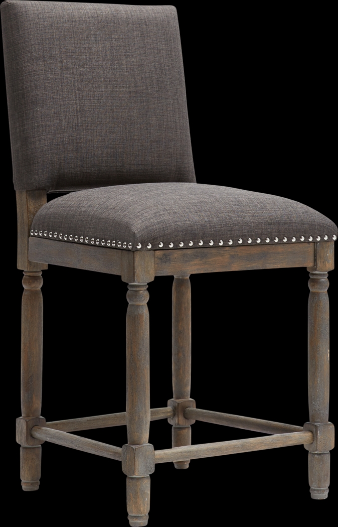 Dunleigh Gray Counter Height Stool - Thumbnail - Image 1