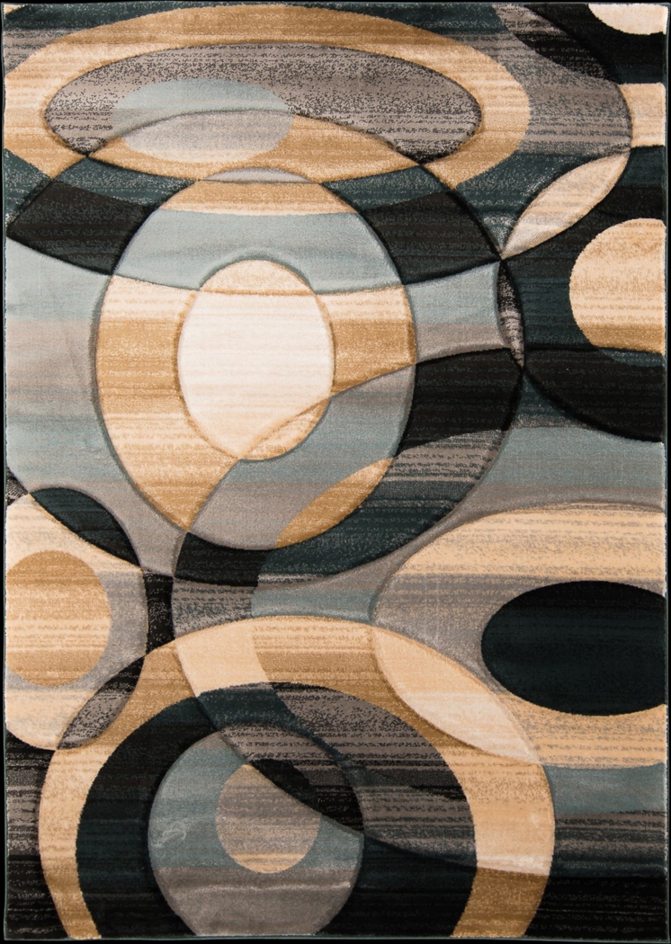 Dunman Gray 5'3 x 7'3 Rug - Thumbnail - Image 1