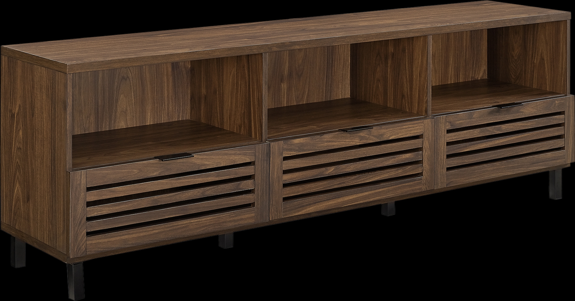 Dunmire Walnut 70 in. Console - Thumbnail - Image 1