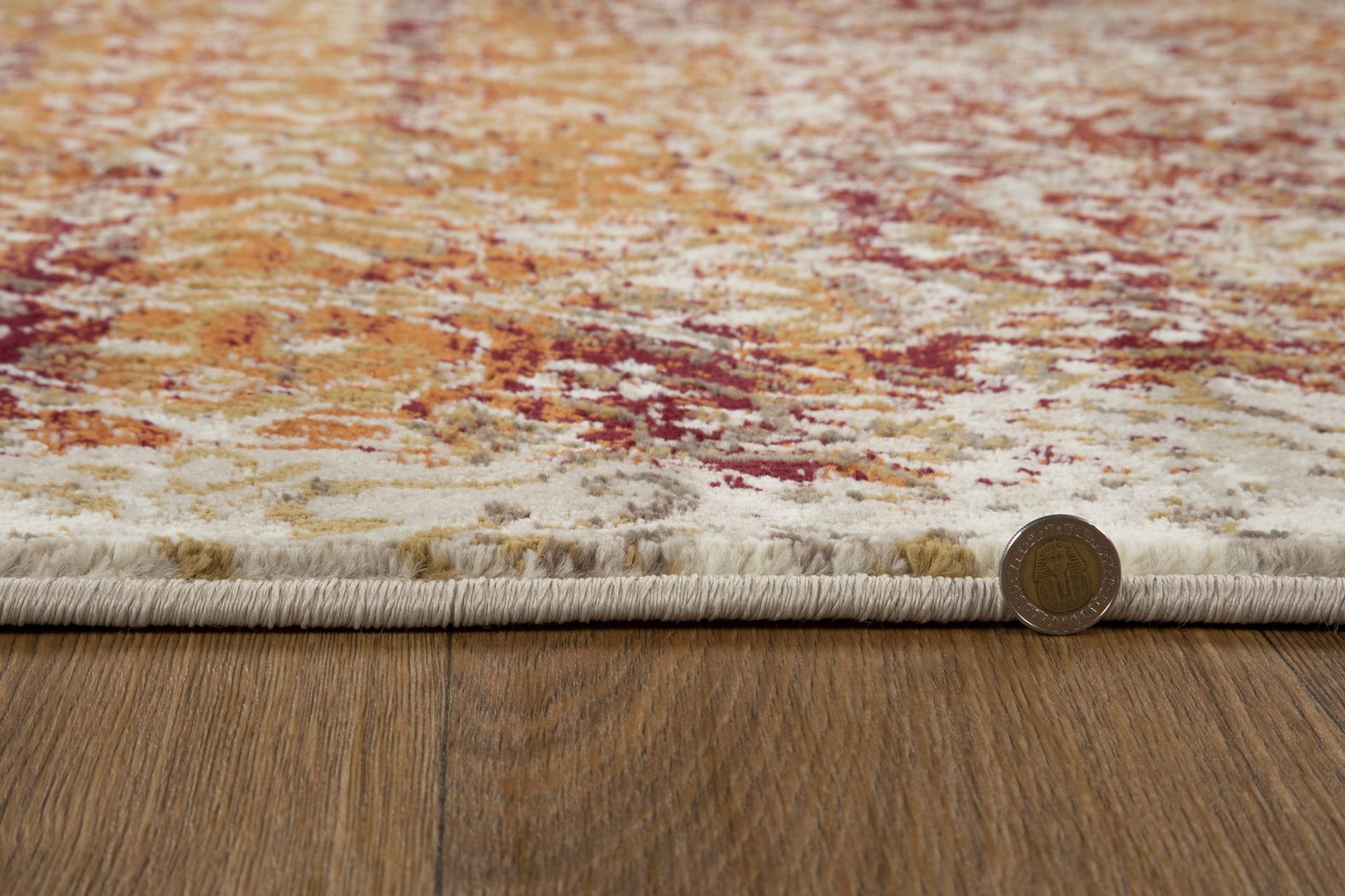 Dunnora Ivory/Rust 5'3 x 7'8 Rug - Thumbnail - Image 3