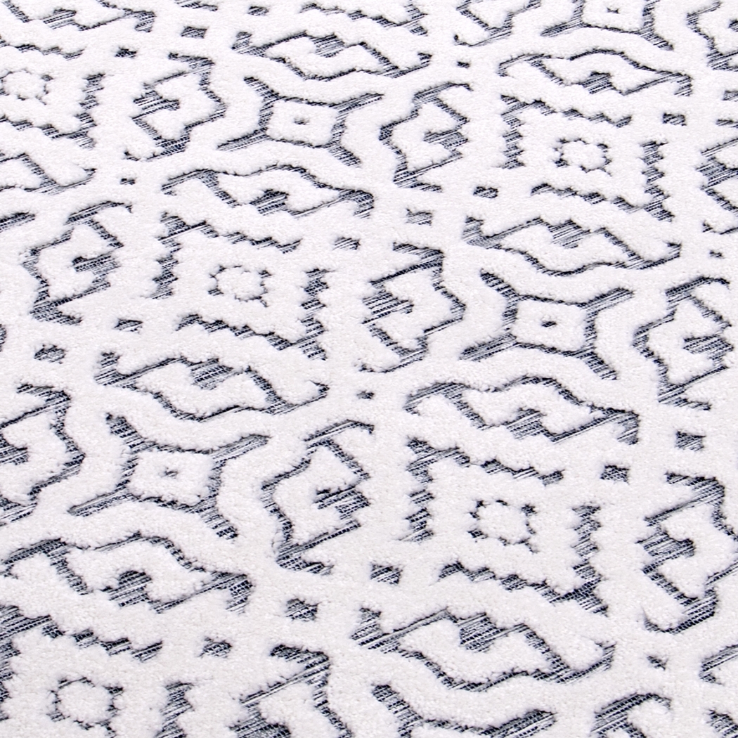 Dunnugan White 7'9 x 10'10 Rug - Thumbnail - Image 7