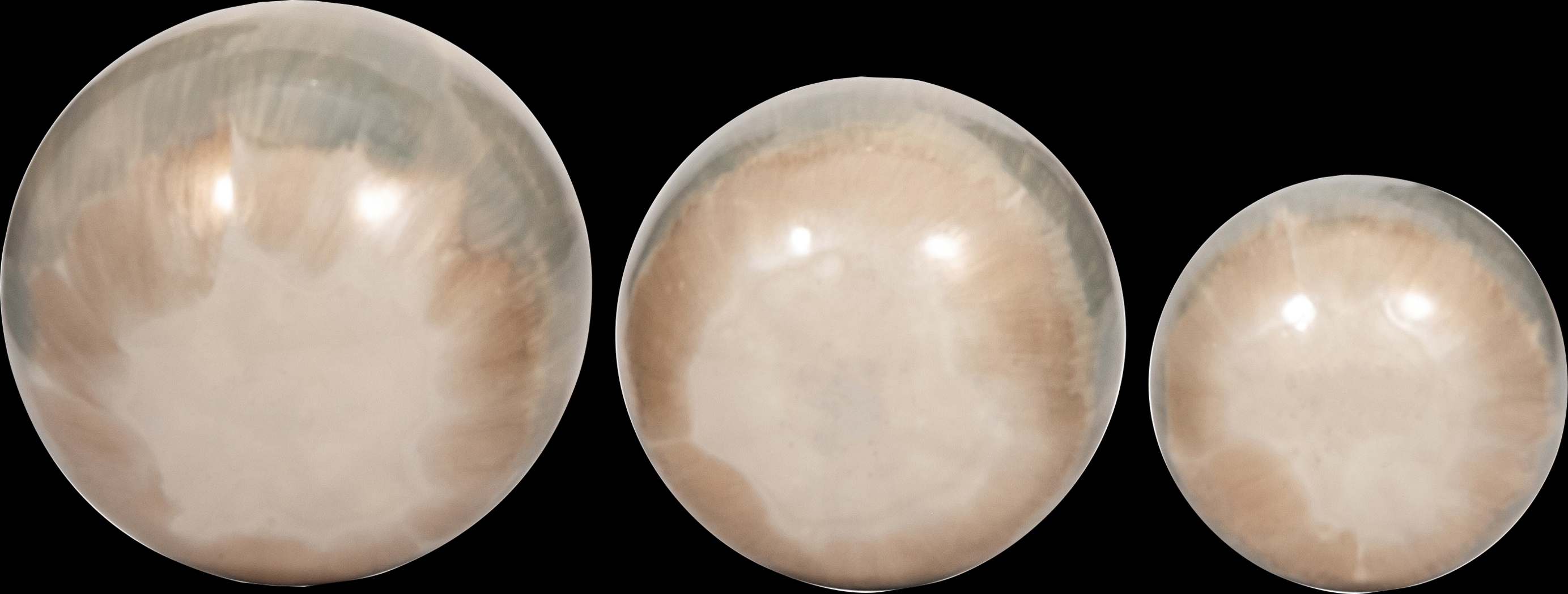 Dunnyloop White Orb, Set of 3 - Thumbnail - Image 3