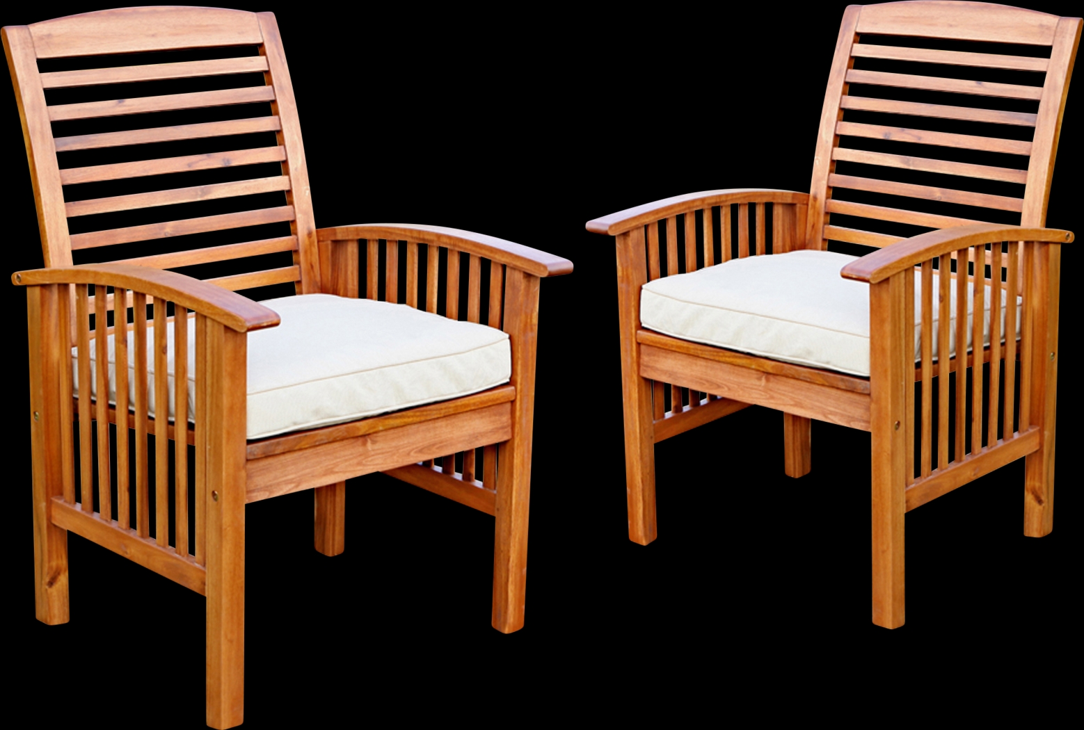 Dunsmere Brown Outdoor Accent Chair, Set of 2 - Thumbnail - Image 1