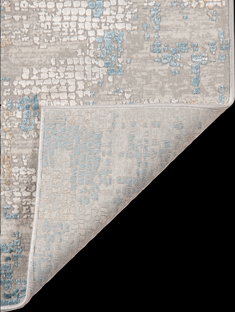 Dunstead Light Blue 8'6 x 11'6 Rug - Thumbnail - Image 6