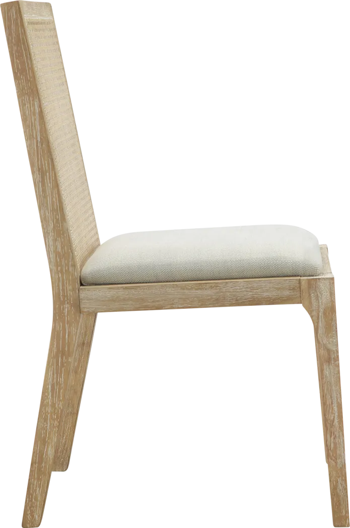 Dunston White Dining Chair, Set of 2 - Thumbnail - Image 4