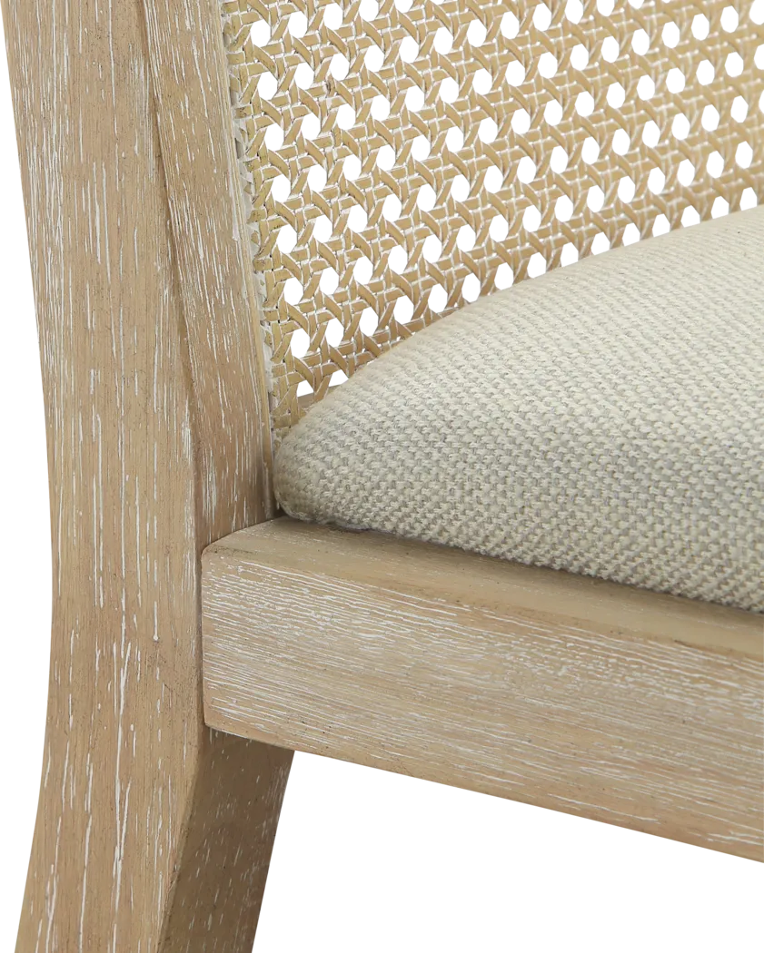 Dunston White Dining Chair, Set of 2 - Thumbnail - Image 6