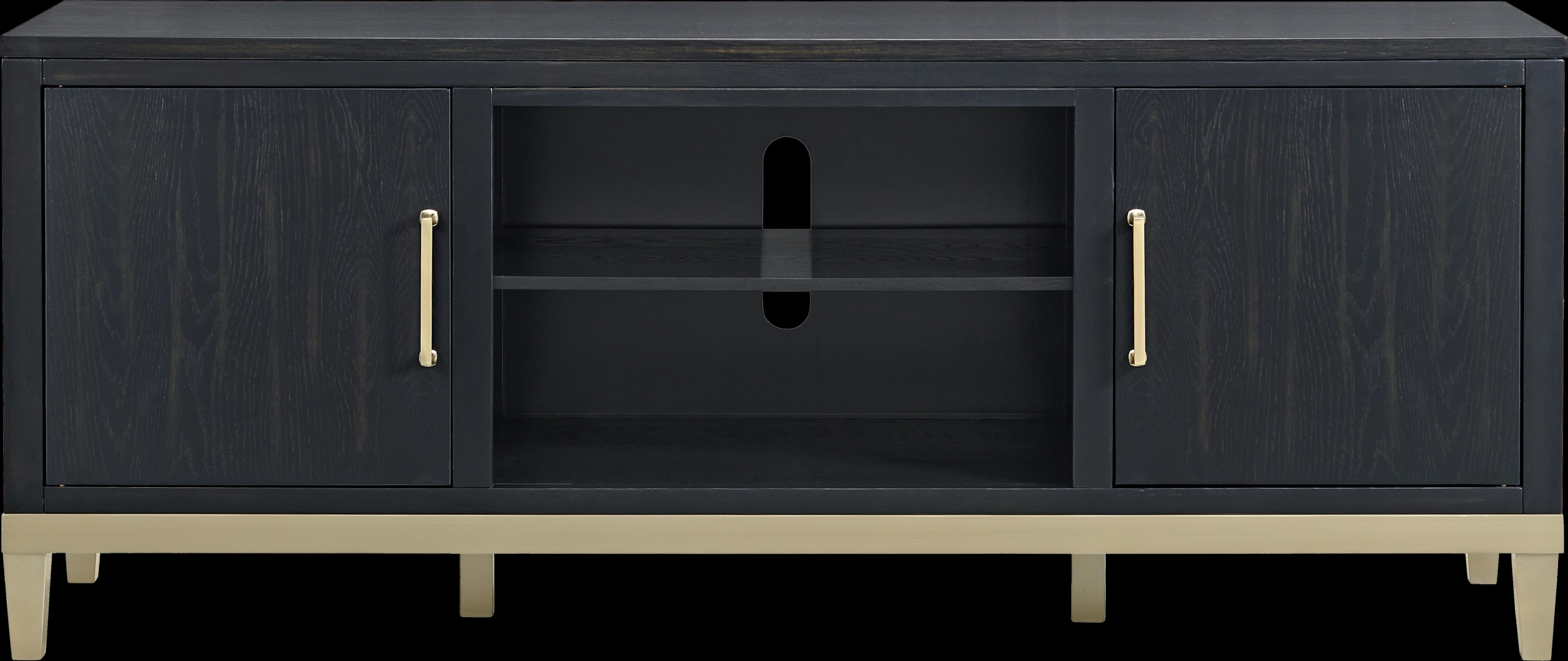 Dunuggan Black 70 in. Console - Thumbnail - Image 1