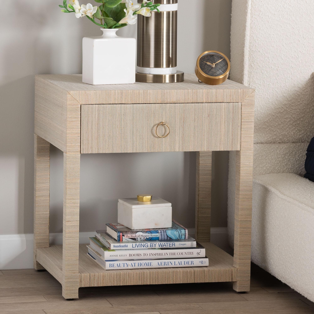 Dupreea Brown Nightstand - Thumbnail - Image 2