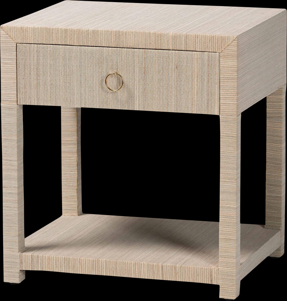 Dupreea Brown Nightstand - Thumbnail - Image 1