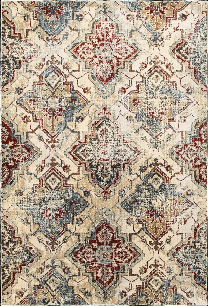 Durani Ivory 6'7 x 9'6 Rug - Thumbnail - Image 1